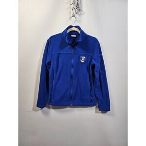 Creighton Bluejays Jacket Womens L Blue Columbia Full Zip Casual Fleece